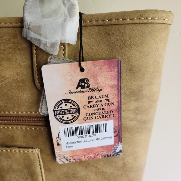 NWT American Bling Embroidered Concealed Tote & Matching Wallet - Picture 7 of 14